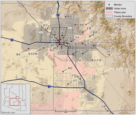 ADEQ map