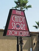 the candy store sign