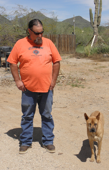 dave etter and his dog rosco