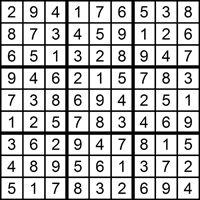 sudoku puzzle solution