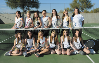 cshs girls tennis team