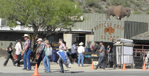 filming queens of country at the buffalo chip
