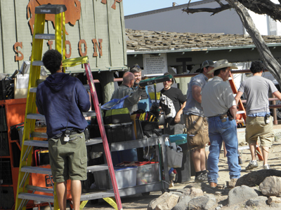 filming at the buffalo chip