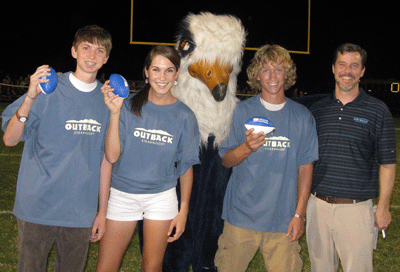 halftime kicking contest