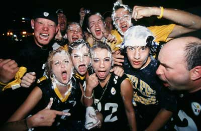 steelers fans at super bowl 2009