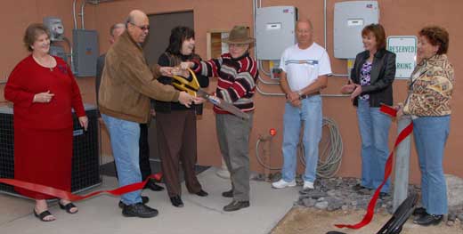 cave creek museum solar ribbon cutting