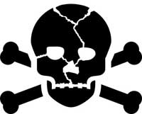 skull and crossbones