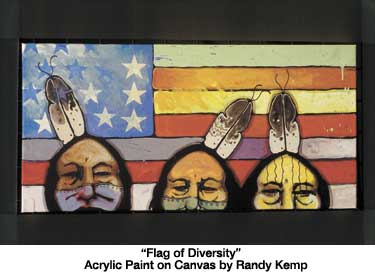 flag of diversity by randy kemp