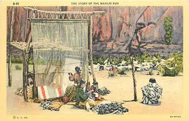 navaho rug weaving