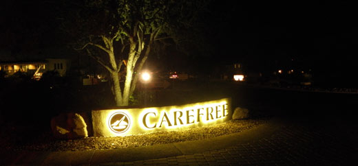carefree sign