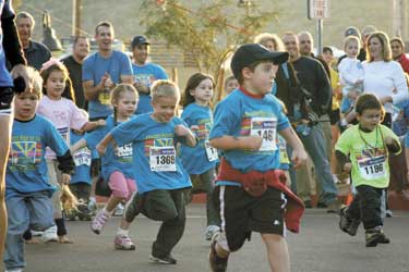 kids running