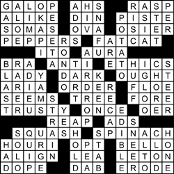 crossword solution