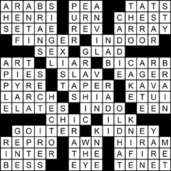 crossword solution