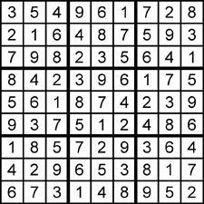 sudoku solution