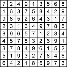 sudoku solution