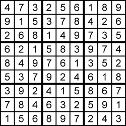 sudoku solution