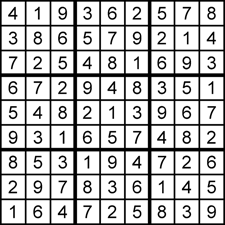 sudoku solution