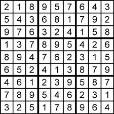 sudoku solution