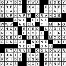 crossword solution