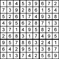 sudoku solution