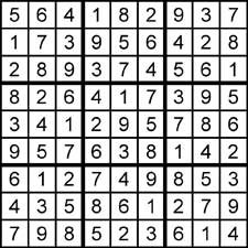 sudoku puzzle solution