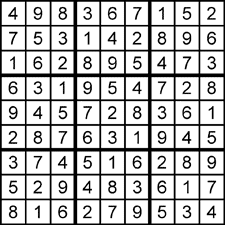 sudoku solution