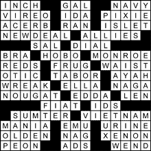 crossword solution