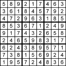 sudoku solution