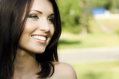 davis dentistry smiling woman