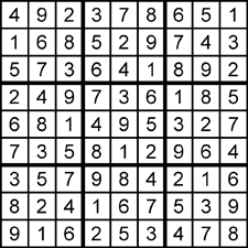 sudoku solution
