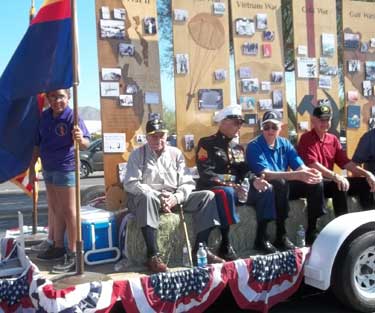homecoming veterans float