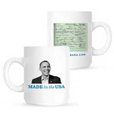 barack obama birth  mugs