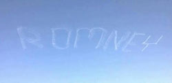 ROMNEY SKY WRITING