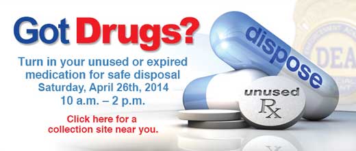 take back drug day
