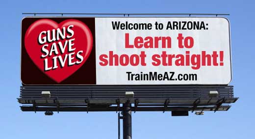 gun billboard