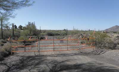 gated road